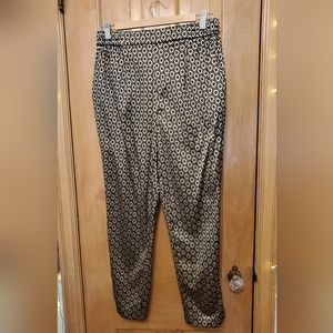 Anthropologie, Size Small, Gold and Black Dress Pant